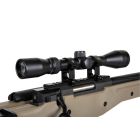 Replika karabinu snajperskiego Specna Arms SA-S14 EDGE™ z lunetą i dwójnogiem Tan