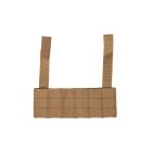 Dodatkowy panel Molle do kamizelek typu Chest Rig Wosport Coyote Brown