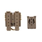 Ładownica na 2 magazynki 9mm Wosport Urban Assault Quick Pull Tan