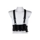 Kamizelka Low-Vis typu Chest Rig - Czarna