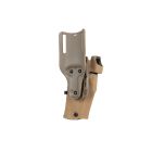 Kabura Wosport GB-87 z adapterem i płetwą (wersja leworęczna) Tan