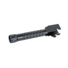 Aluminiowa lufa zewnętrzna 5KU do replik Umarex G19 GBB Czarna