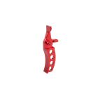 Aluminiowy spust CNC Jefftron Curved Trigger Czerwony