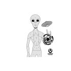 Tarcze strzeleckie Alien - 50 szt.