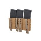 Potrójna ładownica na magazynki karabinowe Wosport Coyote Brown