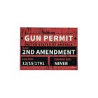 Lucky Shot GUN PERMIT prostokątny Magnes