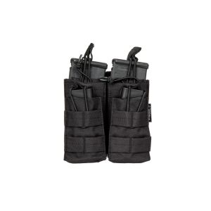 Podwójna ładownica na 4 magazynki typu M4/M16 - czarna