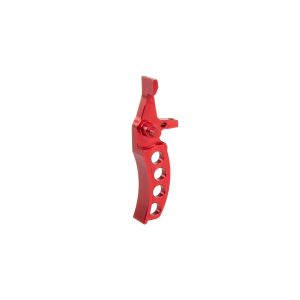 Aluminiowy spust CNC Jefftron Curved Trigger Czerwony