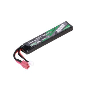 Akumulator Li-Po Gens Ace 1000mAh 25C 7.4V T-Deans (skrócony kabel)